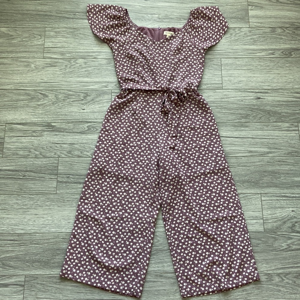 Women’s Purple Floral Jumpsuit
